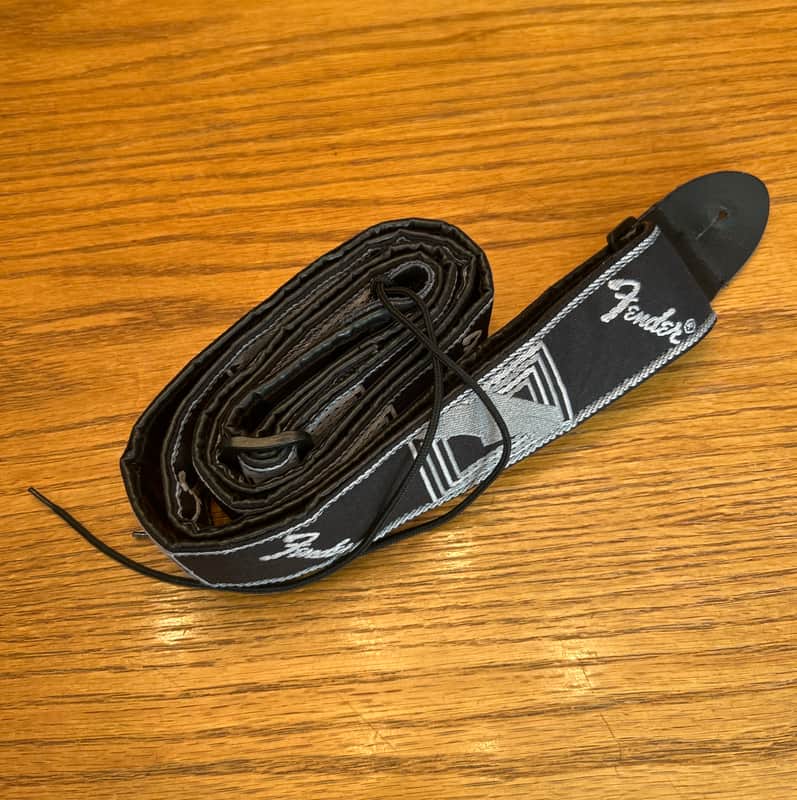 Fender 2" Monogrammed Guitar Strap 2016 - Black / Light Grey / Dark Grey image 1