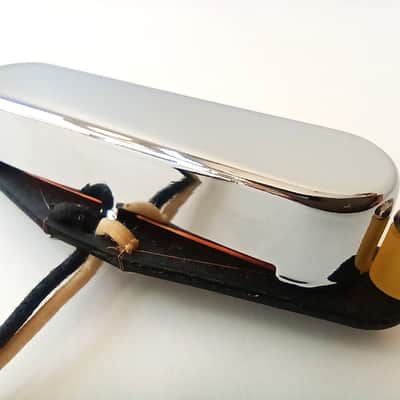 Stratocaster HOT Pickup 7kOhm A5 1pc  CHROME Nickel-Silver Cover Hand Wound Q Pickups Custom Strat Bridge Middle or Neck image 1