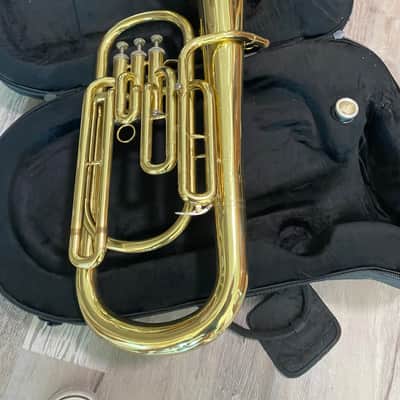 (Mendini) cecilio baritone horn (euphonium) with case and mouthpiece image 6
