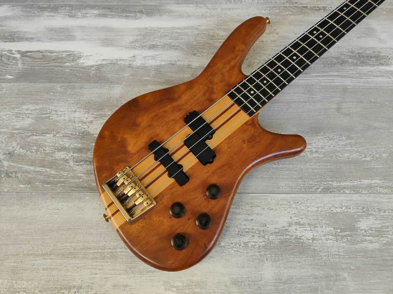 1992 Heartfield (by Fender Japan) Prophecy III Neckthrough Bass (Natural) image 1