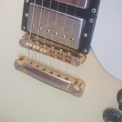 Epiphone G-400 Les Paul (SG) Custom  Antique Ivory made in korea 2004 image 8