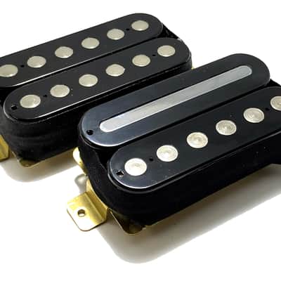 Phat Thunder Mixed HH Set, Thunder Bucker Bridge + Phat Screamer Neck Humbucker ~ Black image 2