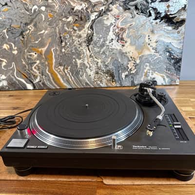 technics sl-1200mk2 Direct Drive turntable Black Dj Audiophile image 5