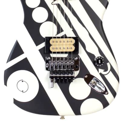 New EVH Striped Series Circles Black & White w/"Bye See Ya Later" Graphic on Back image 3