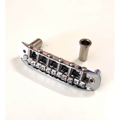 Jazzmaster/Mustang Style Bridge Body inserts Radius 54mm Small Saddles image 2