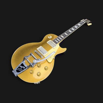 Gibson Custom Shop M2M 1957 Les Paul Goldtop Darkback Reissue • Murphy Lab Heavy Aged • Bigsby • Lower Logo • Aged Case 2024 - Double Gold image 5