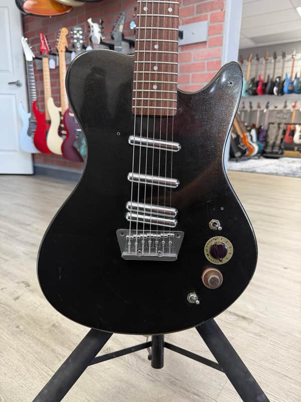 Danelectro Mod 7 Black/Gold Pearl image 1