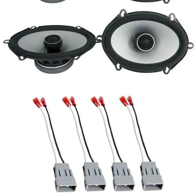 Alpine S2-S68 5x7" Front+Rear Factory Speaker Replacement Kit For 98-01 Ford Explorer image 1