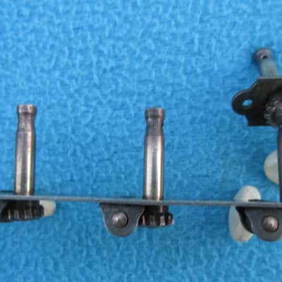 Vintage 1959 Kay Catalina K6868 TUNERS TUNING PEGS-BRASS Posts Pegs-3x3 Kay STYLE LEADER image 9