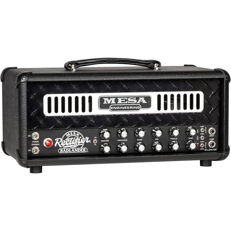 Mint Mesa-Boogie Badlander 25 All Tube Guitar Amp Head, Black Bronco, Black Diamond Plate image 1