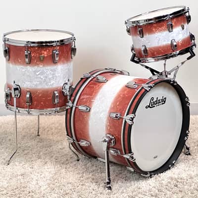 Ludwig 18/12/14" Classic Maple Jazzette Outfit - Exclusive Fire Burst image 4
