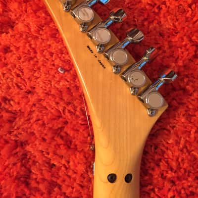Kramer Focus 3000 Strat MIJ Japan W Original Floyd Rose Banana Headstock 1986 White image 6