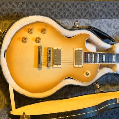 Left Handed Gibson Les Paul Standard with '60s Neck Profile 2005 Latte Cream Burst image 3