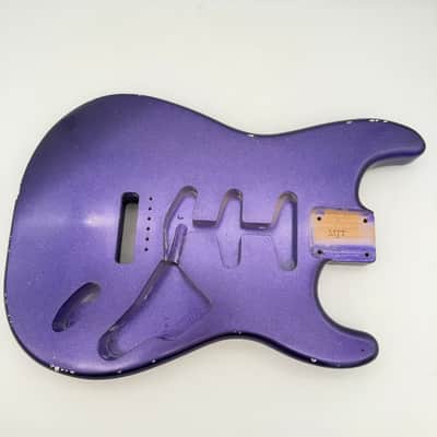 MJT Stratocaster Body Alder Crown Royal Relic Nitro Light mjt6697 image 3