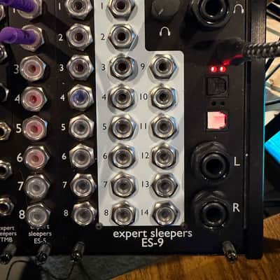 Expert Sleepers ES-9 USB Interface Eurorack Synth Module 2020 - Present - Black image 3