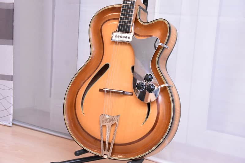 Musima Record – 1962 German Vintage Archtop Jazz Guitar image 1