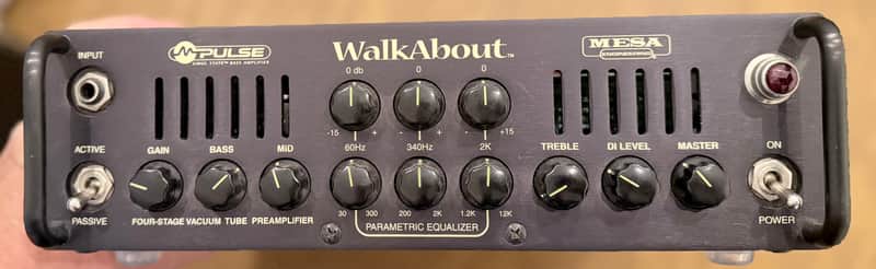 Mesa Boogie Walkabout Compact 300-Watt Bass Amp Head 2001 - 2017 - Black image 1
