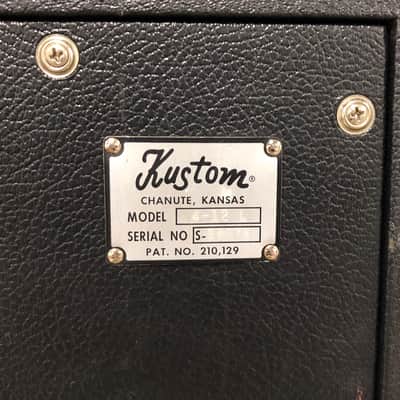 Vintage 1975 Kustom 4-12 L 4x12" cabinet image 5