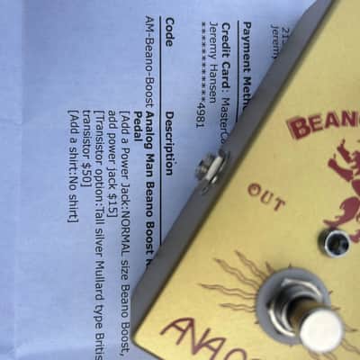 Analogman Beano Boost CV7004 Current - Gray image 4