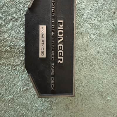 Pioneer RT-1050 ReelTo Reel Tape Head Cover- Good Used Condition For Parts 70’s - Black image 1