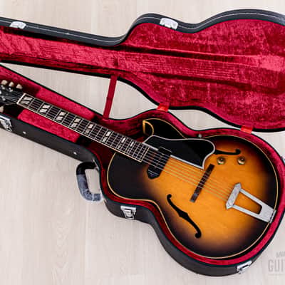 1956 Gibson ES-175 Vintage Archtop Electric Guitar Sunburst w/ P-90, Case image 19