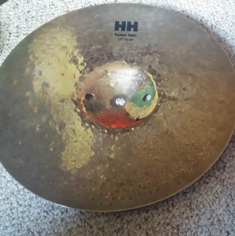 Sabian 13" HH BRILLIANT Fusion Hat BOTTOM CYMBAL Beautiful Hand Hammered SWEEEEET ! image 1