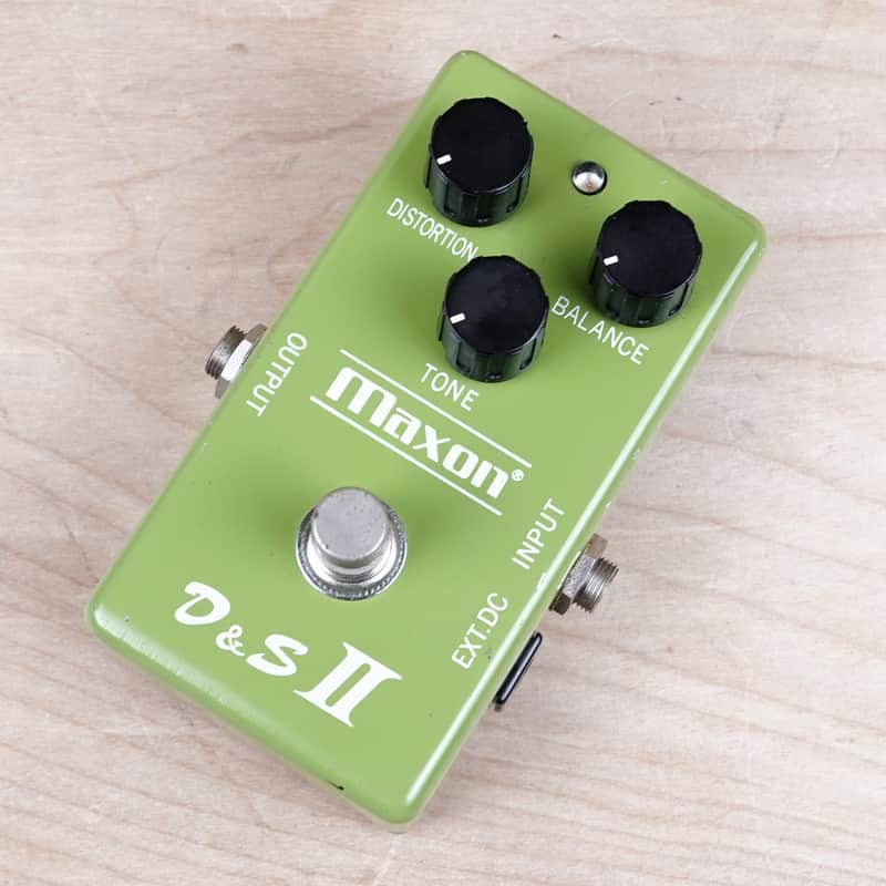 Maxon D&S II 1970s Light Green Distortion and Sustainer Vintage Made in Japan MIJ image 1