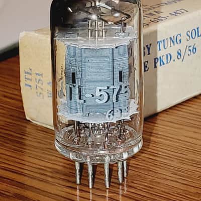 JTL-5751 Tung-Sol 1956 NOS/NIB MaxiPreamp2/TV7 Tested (1)Tube Lot image 2