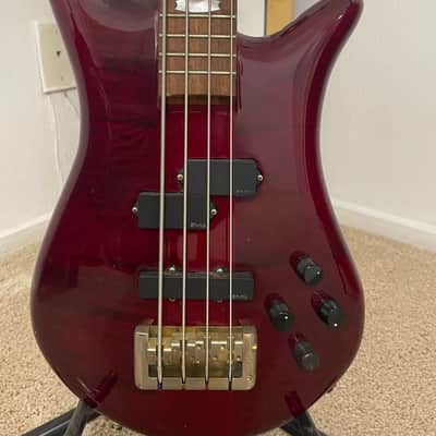 Spector NS-4CR owned by PJ Farley , Trixter, Fozzy, etc ? - Red wine quilted image 4