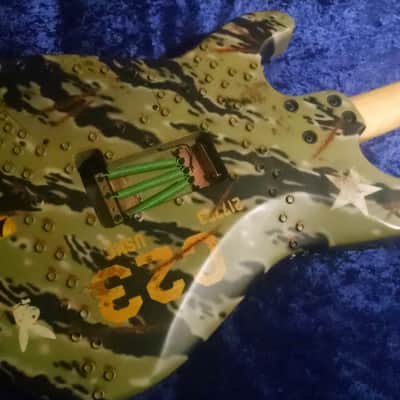 2016 Charvel San DImas RCA Custom M48 Tank Camo Guitar W/case + Candy image 18