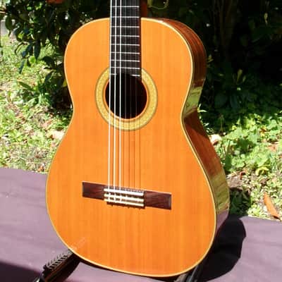 1981 K Yairi Classical Guitar Y505P Supervised by Saburo Nogami  - Natural+Deluxe Takabe Hard Case image 7