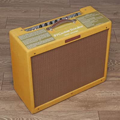 Fender '57 Custom Twin-Amp 2-Channel 40-Watt 2x12" MOD 5E8A Lacquered Tweed image 3