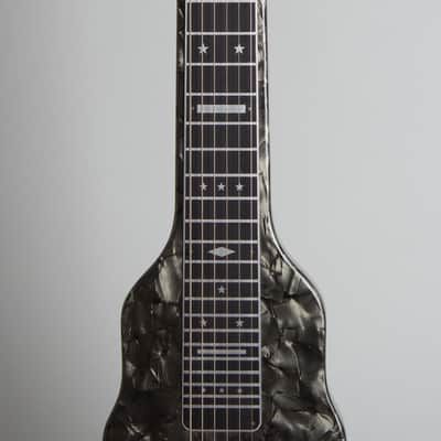 Magnatone G-70 Lap Steel Electric Guitar (1955), ser. #51321, original tweed hard shell case. image 8