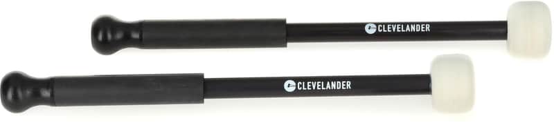 Clevelander Marching Series CMB1 Bass Drum Mallets - Small (2-pack) Bundle image 1