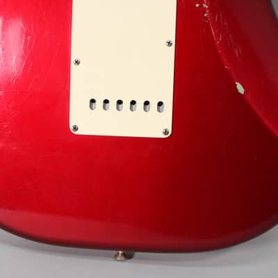 2002 Fender Custom Shop 1960 Stratocaster Candy Apple Red Relic w/OHSC image 24