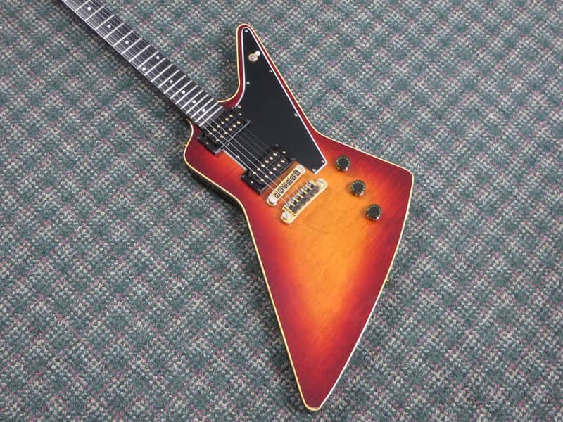1982 Gibson E2 CMT Explorer Cherry Sunburst! w/OHSC