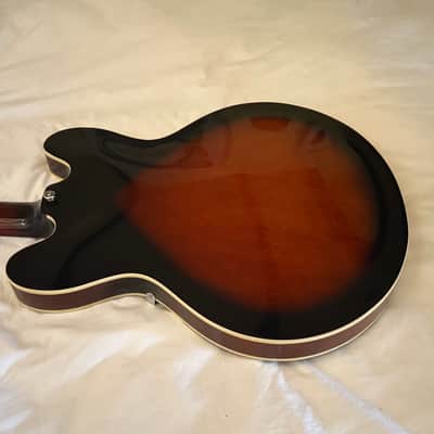 Vintage 1997 Epiphone Dot (Gibson 335) - Made in Korea (MIK) - Cinnamon Burst - Free Pro Setup image 11