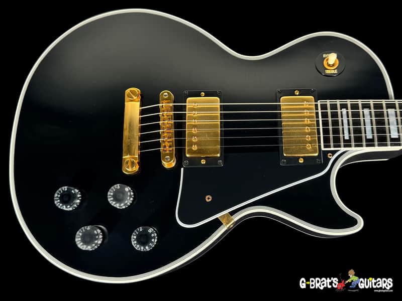 2025 Gibson Les Paul Custom Chambered Custom Shop Murphy Lab Ultra Light Aged ~ Ebony image 1