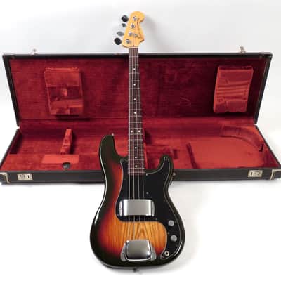 1979 Fender Precision Bass - Sunburst Finish - 1980 - Ash Body & Rosewood Fingerboard image 3