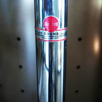 Vintage rare 1960's Atlas Sound BS-36W "Professional" Chrome floor stand w boom arm SW1 and CH1 accessories MS25 MS10C MS12C # 1 image 13