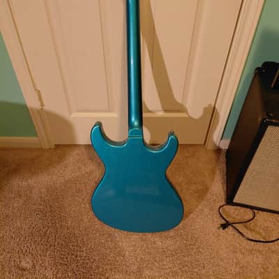Eastwood Sidejack Baritone STD 2010s - Metallic Blue image 7