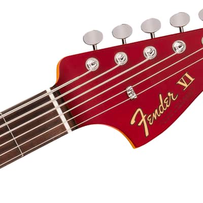 Fender Vintera® III Early '60s Bass VI, Rosewood Fingerboard - Candy Apple Red image 4