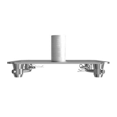 Global Truss SQ-4137-SAP F34 12" Square Truss 12x12" Base Plate w/ Speaker Mount