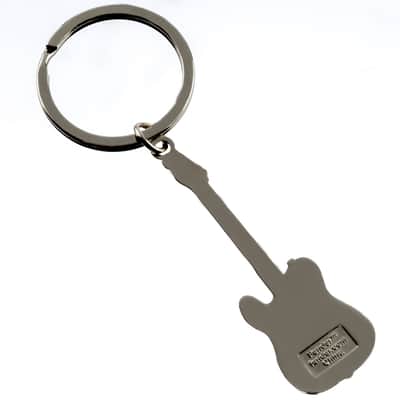910-0327-400 Fender Stratocaster Guitar Keychain Black image 2