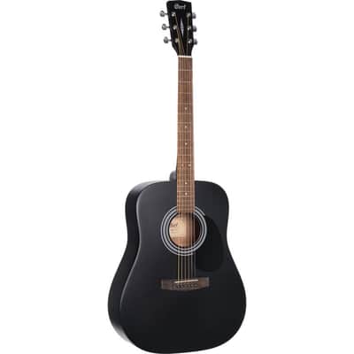 Cort AD810BKS Standard Series Dreadnought Spruce Top Mahogany Neck 6-String Acoustic Guitar image 1