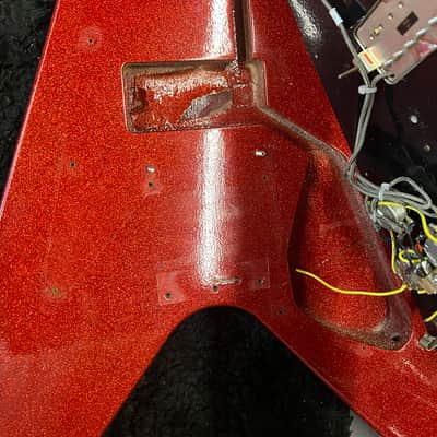2008 Gibson Custom Shop ‘67 Flying V Reissue  2008 - Red Sparkle image 18