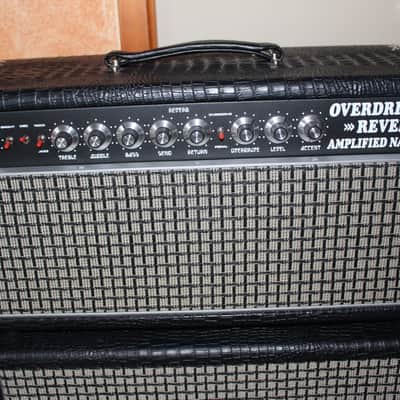 Immagine Amplified Nation Overdrive Reverb 2023 - 50W version - Custom Black Crocodile - Head + 2 x 12" Warehouse WGS12L Cab ! - 18
