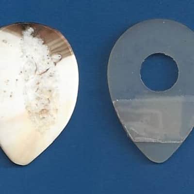 Handcrafted Ivory Guitar Pick - teardrop Moshay # 2 image 1