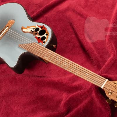 Ovation Adamas 2087GT-8 Deep Contour Bowl Reverse Blue Burst image 3