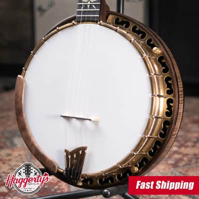 OME Banjos Gold Hill Vintage Alpha 5-String Resonator Banjo with Hardshell Case image 1